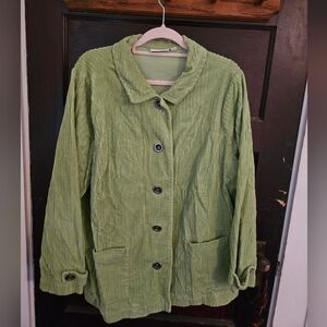 Studio Works Olive Corduroy Utility Jacket